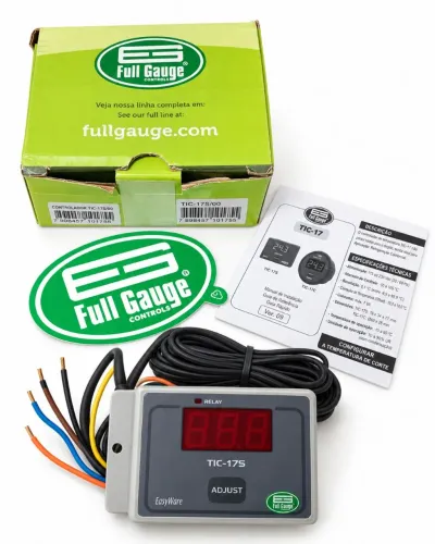 Controlador de Temperatura Digital Full Gauge TIC-17S