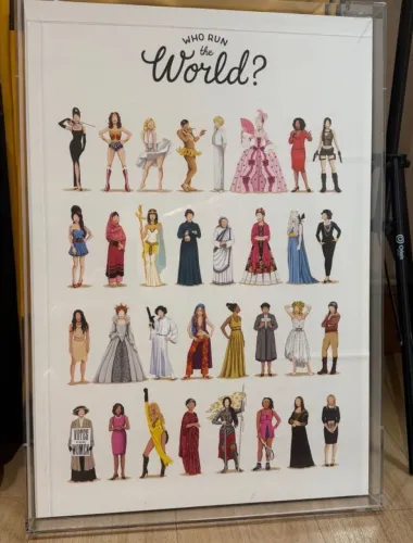 Quadro decorativo Who Run The World?