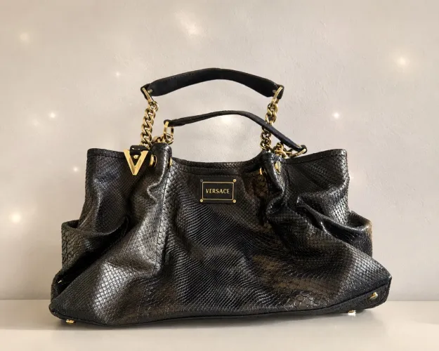 Tote bag Versace Couro 