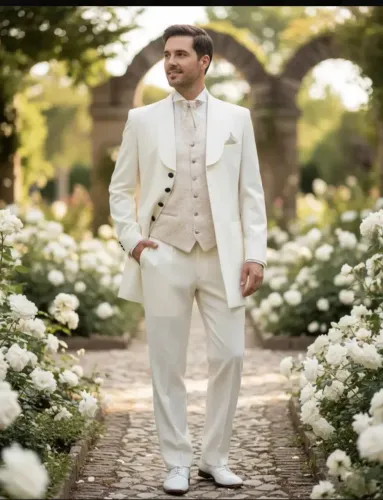 Terno Modelo Prince Palha Noivos e Festas