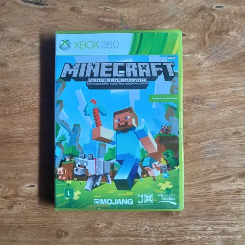 Jogo Minecraft Original Xbox 360 - Mídia Física Perfeito