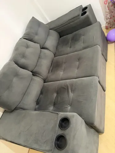 Sofá retrátil 3 lugares