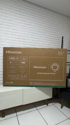 SMART TV HISENSE 55 POLEGADAS LACRADA COM GARANTIA E NF