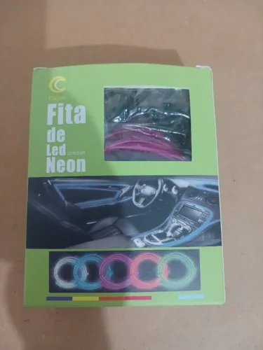 Fita Led Luz Neon Painel Carro Tunning 5 Metros Roxo