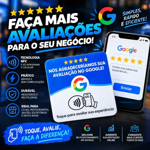 Plaquinha nfc google