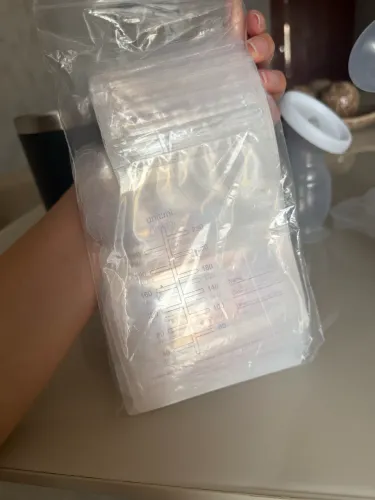 Sacos de congelamento de leite materno