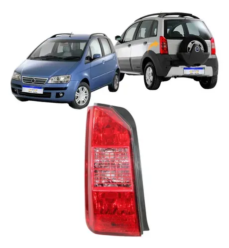 Lanterna Fiat Idea 2006 2007 2008 2009 2010 Traseira Nova Le Esquerdo Vermelho