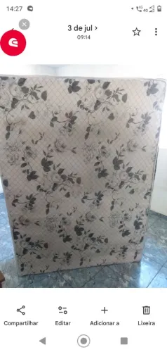 Cama box casal usada pra sair hoje