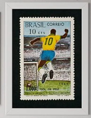 Selo dos mil gols do Pelé 