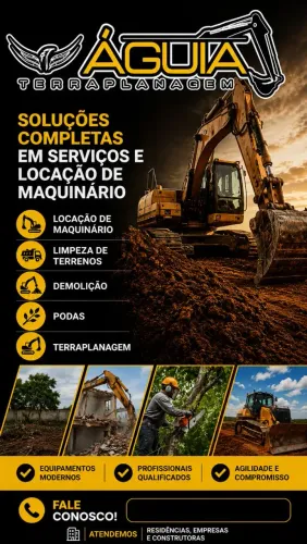 Terraplanagem, Podas, limpeza de terreno
