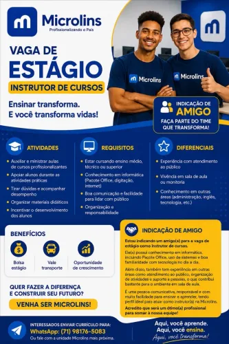 VAGA DE ESTÁGIO