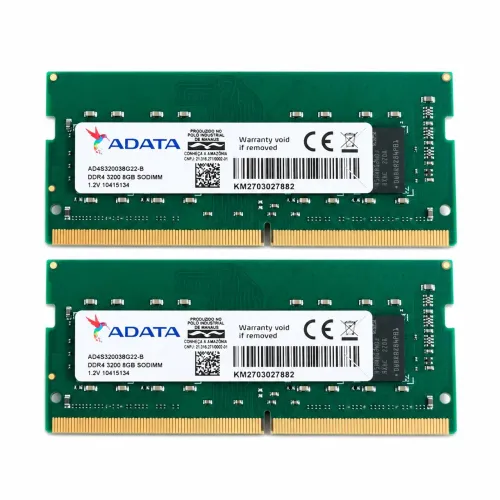 Kit Memória RAM Notebook ADATA 16GB DDR4 3200MHz 2x8GB