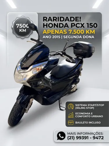  Honda PCX 150 - Apenas 7.481 km | Única Oportunidade (Segunda Dona desde 2016)