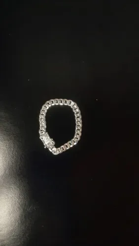 Pulseira prata 925 10mm
