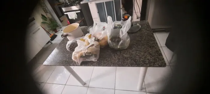 Mesa retangular granito
