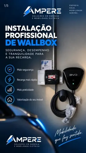 Instalação de Wallbox para Carro Elétrico | Engenharia, Segurança e ART
