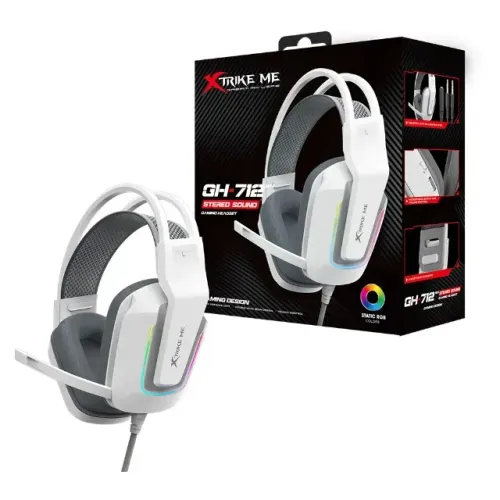Headset Gamer Branco 7.1