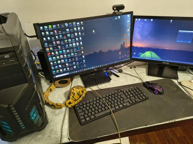 Setup Completo 2 Monitores - i5 + 16GB RAM + SSD (Ideal p/ Trabalho e Estudos)
