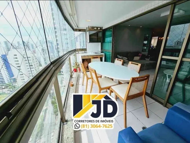Apartamento para Venda em Recife, Boa Viagem, 4 dormitórios, 4 suítes, 5 banheiros, 3 vaga