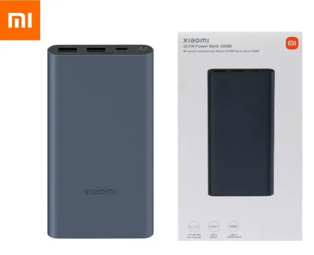 Carregador portátil 10.000 mah Turbo 22.5W Xiaomi Mi - Original e lacrado - 10000 mah