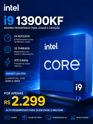 Processador I9 13900KF 1700