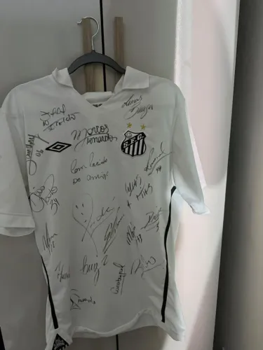CAMISA SANTOS AUTOGRAFADA