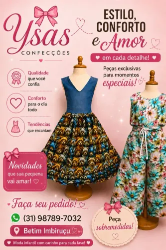 Peças exclusivas infantis feminina