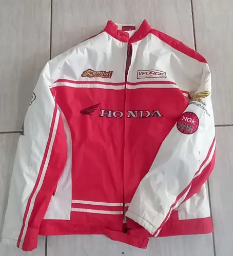 Jaqueta Vintage Honda Racing - Estilo Racer / Streetwear