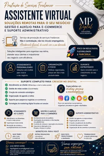 Ofereço Prestação Serviços Freelancer 