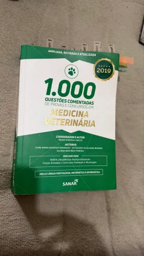 1.000 Questões Comentadas em Medicina Veterinária - SANAR 2019