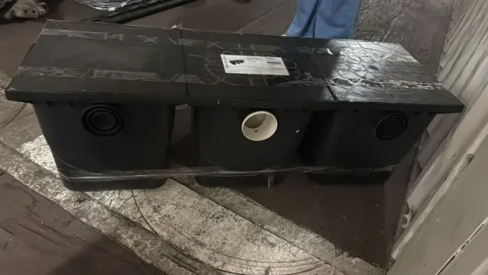 caixa separadora agua oleo 700L/h moto e bicicleta