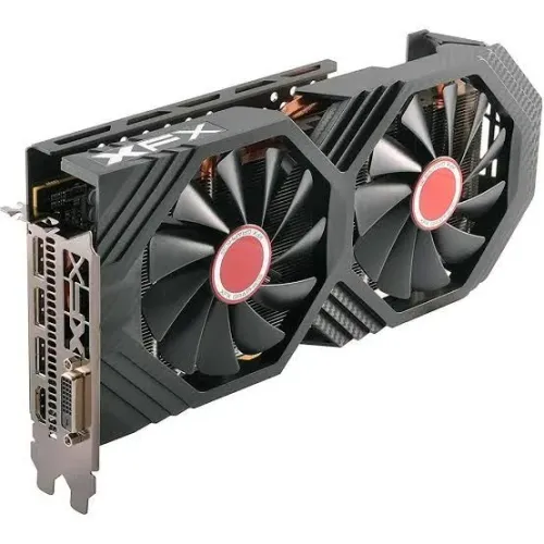 RX 580 XFX com 2304 shaders com detalhes