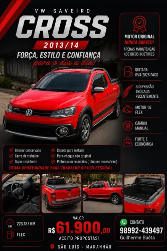 Volkswagen Saveiro Cross 1.6 MI Total Flex 8V CE 2014
