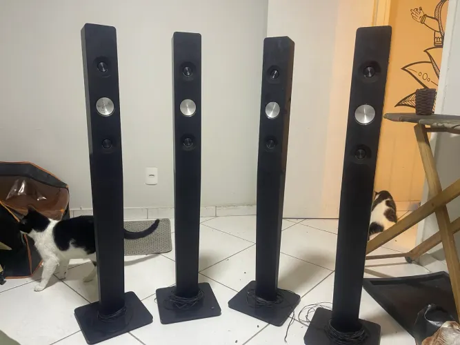 Torres Philips HTS5553 - Som Potente e Funcionando