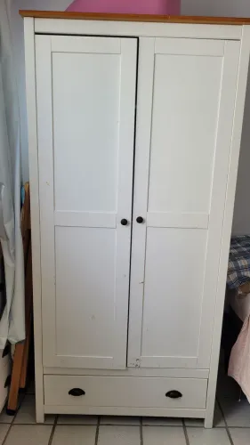 Guarda Roupa Solteiro Madeira Maciça