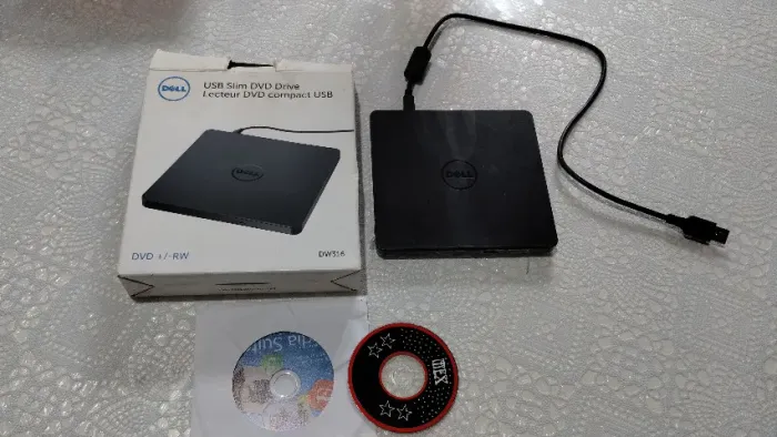 DRIVE EXTERNO - DVD Dell DW316 - USB SLIM