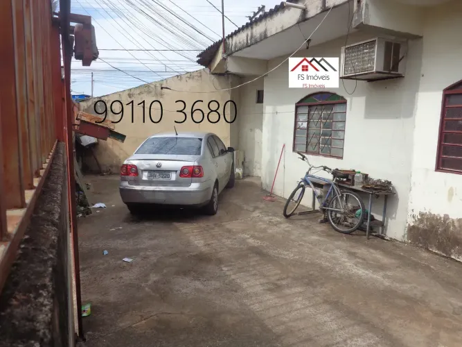 QR 512 Ótimo Esquinão 193 m² com 2 Casas na Laje com 2 Quartos Mais 1 Loja Escriturada em