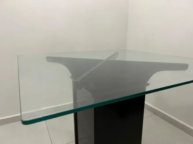 Mesa MDF, Tampo de Vidro