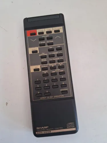 Controle Remoto Stereo System Sharp