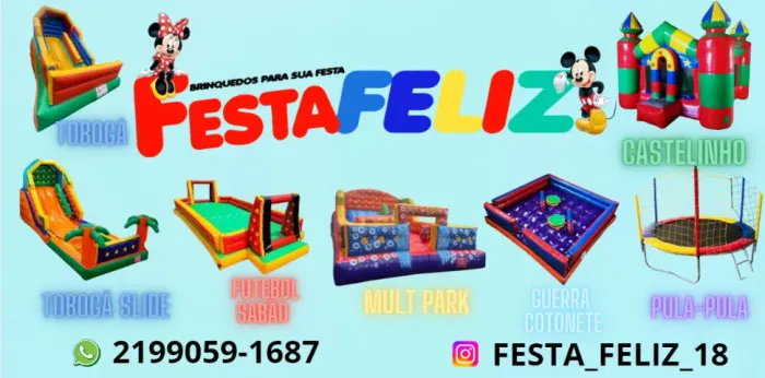 LOCAÇÃO DE BRINQUEDOS INFLÁVEIS