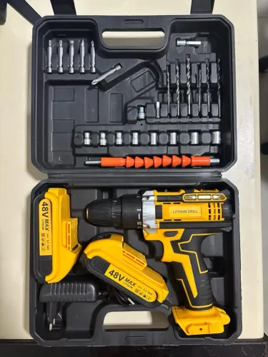 Furadeira/Parafusadeira 48V MAX Completa - 2 Baterias + Maleta e Acessórios