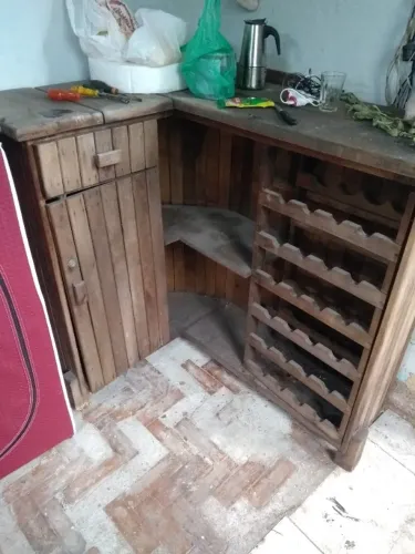 BAR DE MADEIRA DEMOLIÇÃO LEIA!!!! SÓ 