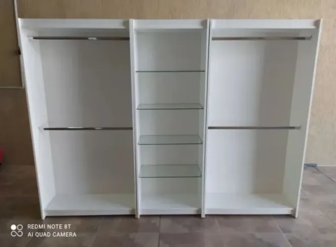 CLOSET CABIDEIRO DUPLO COM PRATELEIRAS DE VIDRO - NOVO - ENTREGA RÁPIDA