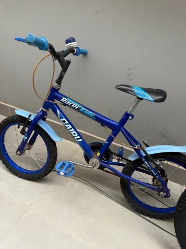 Bicicleta Aro 16 Infantil Passeio Cairu Racer Kids - Azul Azul