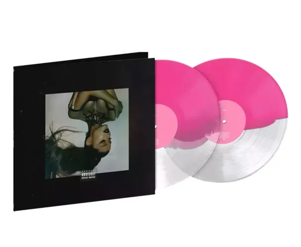 Ariana Grande Thank U Next Half Clear Pink 2LP Vinil Lacrado