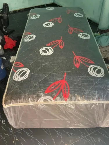 CAMA BOX SOLTEIRO ESPUMA 