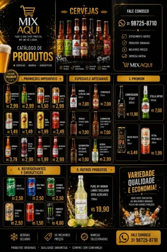 Cervejas com valores diferenciados