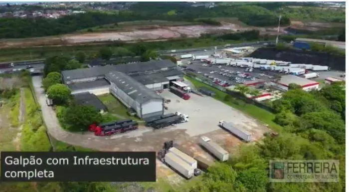 EXCELENTE GALPÃO NA BR 324 - EM VALÉRIA. TERRENO COM 20.000 M2