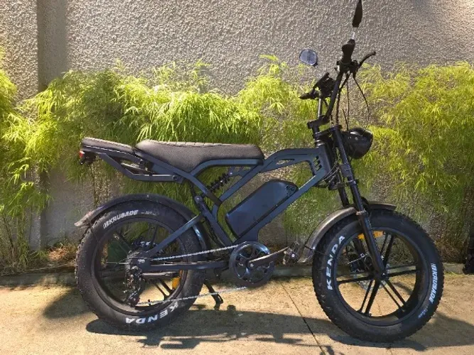 Bike elétrica V8 + acessórios