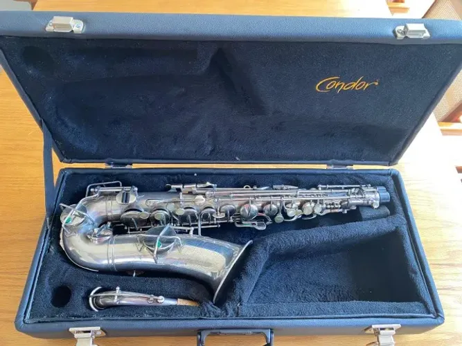 Saxofone Alto Buescher New Aristocrat Prata 1934